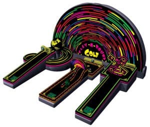 Amusement-Masters LED Play A Round Golf™ Blacklight 3 Hole