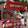 Street Fair Booth, Tossing Rings at Bottles