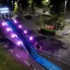 LED Super Slide The Ultimate in FUN! This LED hard slide is perfect for carnivals and college events! *Colors may vary.